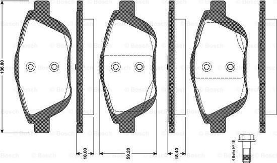 BOSCH 0 986 TB3 094 - Jarrupala, levyjarru inparts.fi