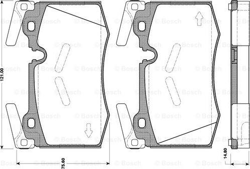 BOSCH 0 986 TB3 090 - Jarrupala, levyjarru inparts.fi