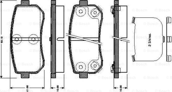 BOSCH 0 986 TB3 044 - Jarrupala, levyjarru inparts.fi