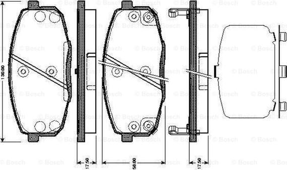 BOSCH 0 986 TB3 041 - Jarrupala, levyjarru inparts.fi