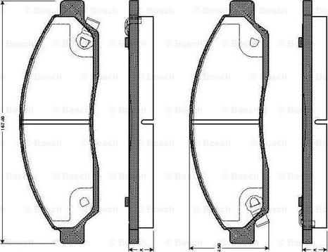 BOSCH 0 986 TB3 042 - Jarrupala, levyjarru inparts.fi