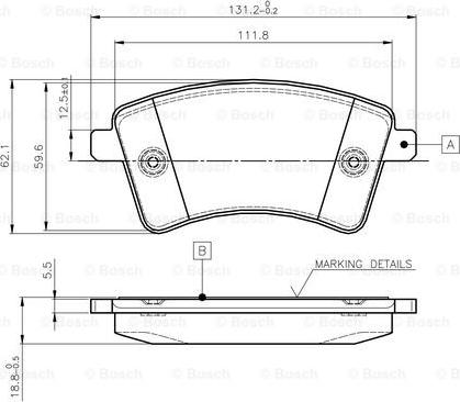 BOSCH 0 986 TB3 062 - Jarrupala, levyjarru inparts.fi