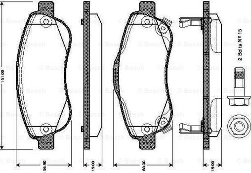 BOSCH 0 986 TB3 013 - Jarrupala, levyjarru inparts.fi