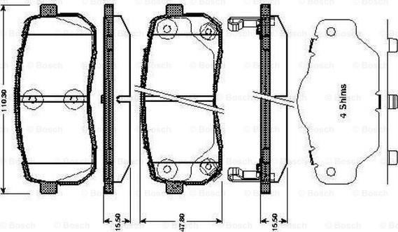 BOSCH 0 986 TB3 012 - Jarrupala, levyjarru inparts.fi