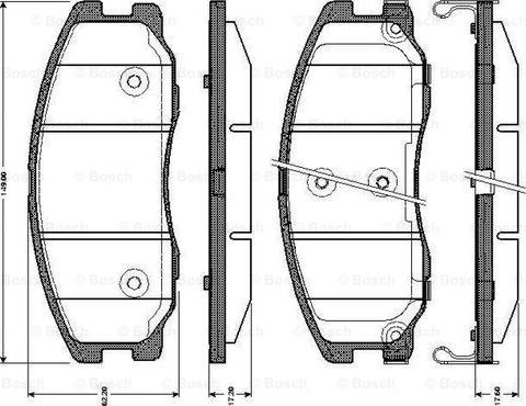 BOSCH 0 986 TB3 017 - Jarrupala, levyjarru inparts.fi