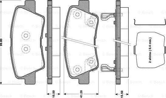 BOSCH 0 986 TB3 089 - Jarrupala, levyjarru inparts.fi