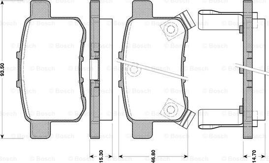 BOSCH 0 986 TB3 085 - Jarrupala, levyjarru inparts.fi