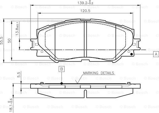 BOSCH 0 986 TB3 082 - Jarrupala, levyjarru inparts.fi