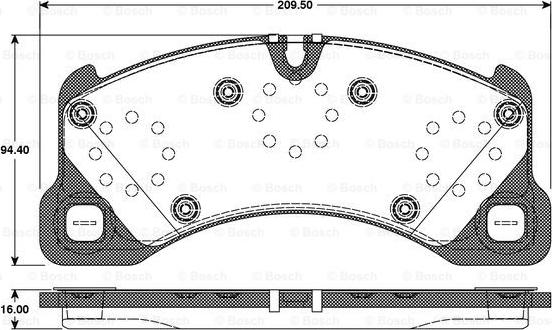 BOSCH 0 986 TB3 087 - Jarrupala, levyjarru inparts.fi