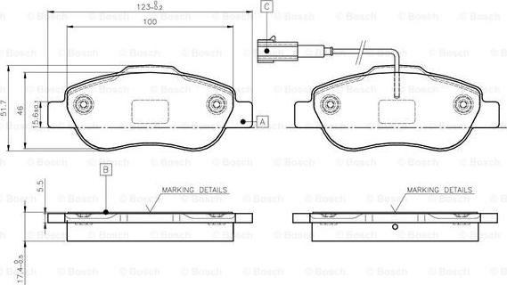 BOSCH 0 986 TB3 030 - Jarrupala, levyjarru inparts.fi