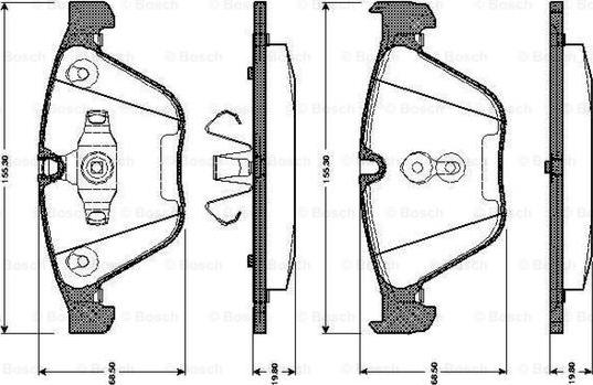 BOSCH 0 986 TB3 033 - Jarrupala, levyjarru inparts.fi