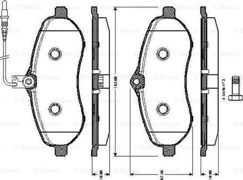 BOSCH 0 986 TB3 037 - Jarrupala, levyjarru inparts.fi