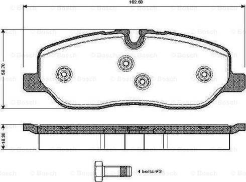 BOSCH 0 986 TB3 022 - Jarrupala, levyjarru inparts.fi