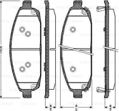 BOSCH 0 986 TB3 027 - Jarrupala, levyjarru inparts.fi