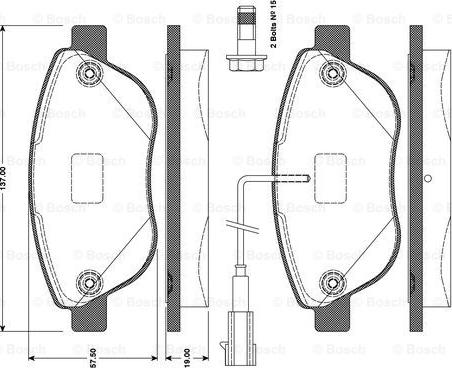 BOSCH 0 986 TB3 079 - Jarrupala, levyjarru inparts.fi