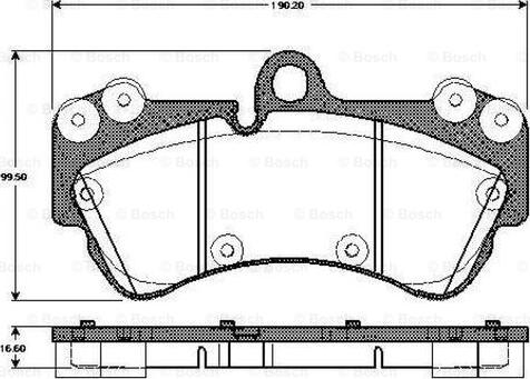 BOSCH 0 986 TB3 074 - Jarrupala, levyjarru inparts.fi