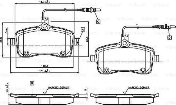 BOSCH 0 986 TB3 076 - Jarrupala, levyjarru inparts.fi