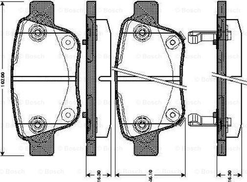 BOSCH 0 986 TB3 072 - Jarrupala, levyjarru inparts.fi