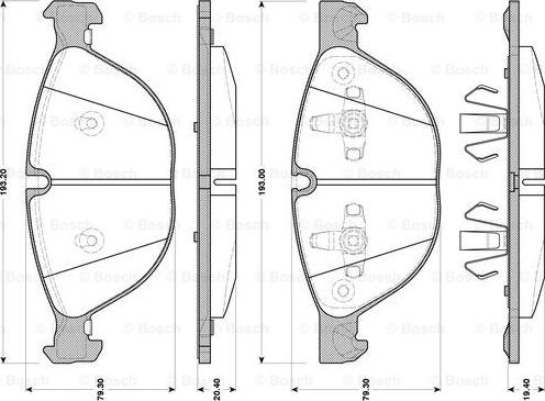 BOSCH 0 986 TB3 077 - Jarrupala, levyjarru inparts.fi