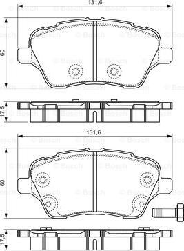 BOSCH 0 986 TB3 199 - Jarrupala, levyjarru inparts.fi