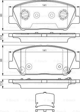 BOSCH 0 986 TB3 198 - Jarrupala, levyjarru inparts.fi