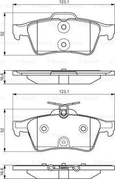 BOSCH 0 986 TB3 197 - Jarrupala, levyjarru inparts.fi