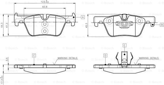 BOSCH 0 986 TB3 144 - Jarrupala, levyjarru inparts.fi