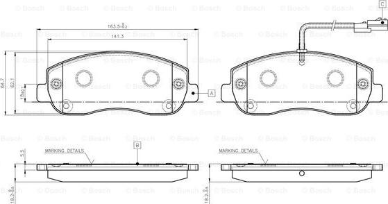 BOSCH 0 986 TB3 142 - Jarrupala, levyjarru inparts.fi