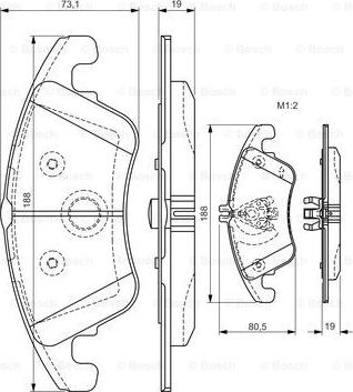 BOSCH 0 986 TB3 152 - Jarrupala, levyjarru inparts.fi