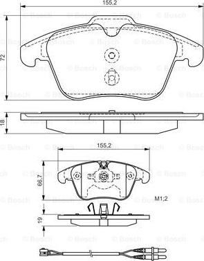 BOSCH 0 986 TB3 169 - Jarrupala, levyjarru inparts.fi