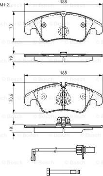 BOSCH 0 986 TB3 165 - Jarrupala, levyjarru inparts.fi