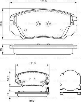 BOSCH 0 986 TB3 168 - Jarrupala, levyjarru inparts.fi