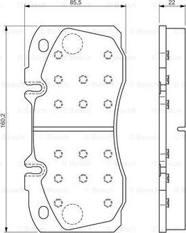 BOSCH 0 986 TB3 167 - Jarrupala, levyjarru inparts.fi