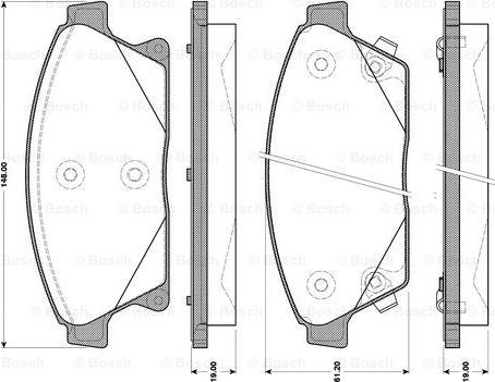 BOSCH 0 986 TB3 103 - Jarrupala, levyjarru inparts.fi