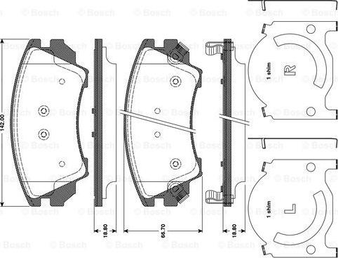 BOSCH 0 986 TB3 107 - Jarrupala, levyjarru inparts.fi