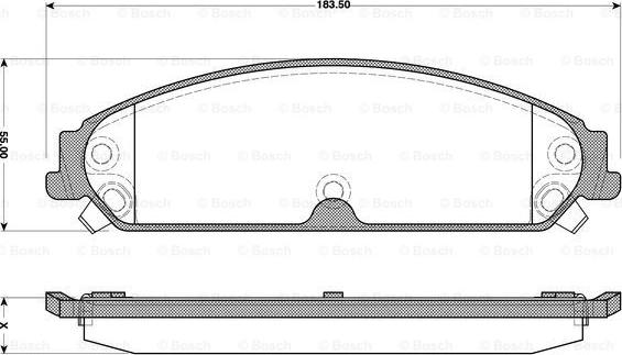 BOSCH 0 986 TB3 119 - Jarrupala, levyjarru inparts.fi