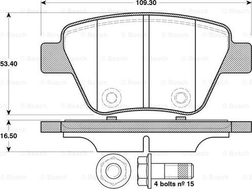 BOSCH 0 986 TB3 114 - Jarrupala, levyjarru inparts.fi