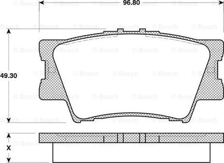 BOSCH 0 986 TB3 118 - Jarrupala, levyjarru inparts.fi