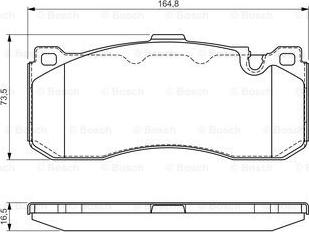 BOSCH 0 986 TB3 181 - Jarrupala, levyjarru inparts.fi