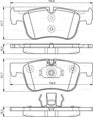 BOSCH 0 986 TB3 188 - Jarrupala, levyjarru inparts.fi