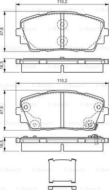 BOSCH 0 986 TB3 187 - Jarrupala, levyjarru inparts.fi