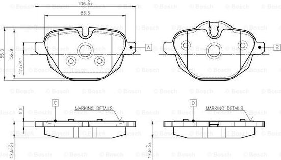 BOSCH 0 986 TB3 139 - Jarrupala, levyjarru inparts.fi