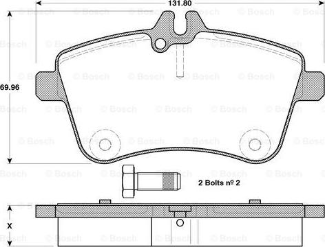 BOSCH 0 986 TB3 130 - Jarrupala, levyjarru inparts.fi