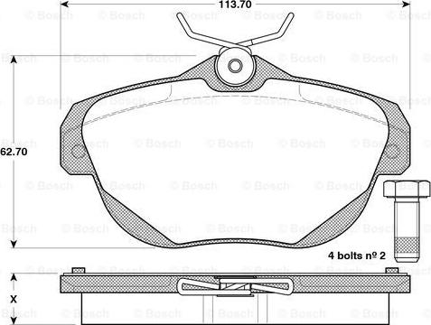 BOSCH 0 986 TB3 131 - Jarrupala, levyjarru inparts.fi