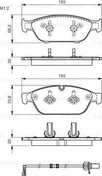 BOSCH 0 986 TB3 178 - Jarrupala, levyjarru inparts.fi