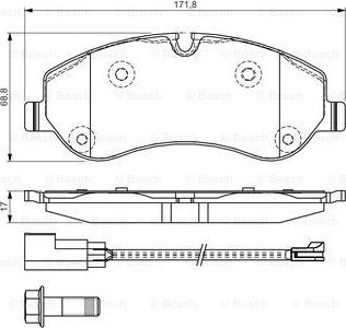 BOSCH 0 986 TB3 205 - Jarrupala, levyjarru inparts.fi