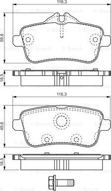 BOSCH 0 986 TB3 206 - Jarrupala, levyjarru inparts.fi