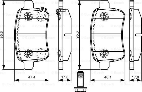 BOSCH 0 986 TB3 200 - Jarrupala, levyjarru inparts.fi