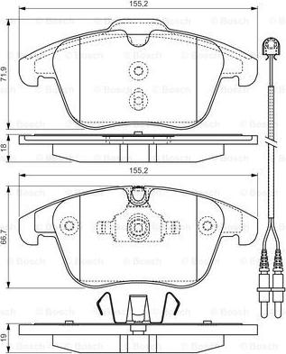 BOSCH 0 986 TB3 201 - Jarrupala, levyjarru inparts.fi