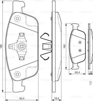 BOSCH 0 986 TB3 207 - Jarrupala, levyjarru inparts.fi